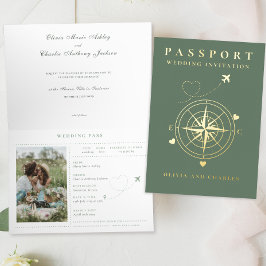 Brölloksinbjudan till Passport Destination Sage Gu