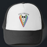 Bröllom Tuxedo Gay HBTQ  Keps<br><div class="desc">Bröllom Tuxedo Gay HBTQ  Lastbilschaufför Hatt</div>