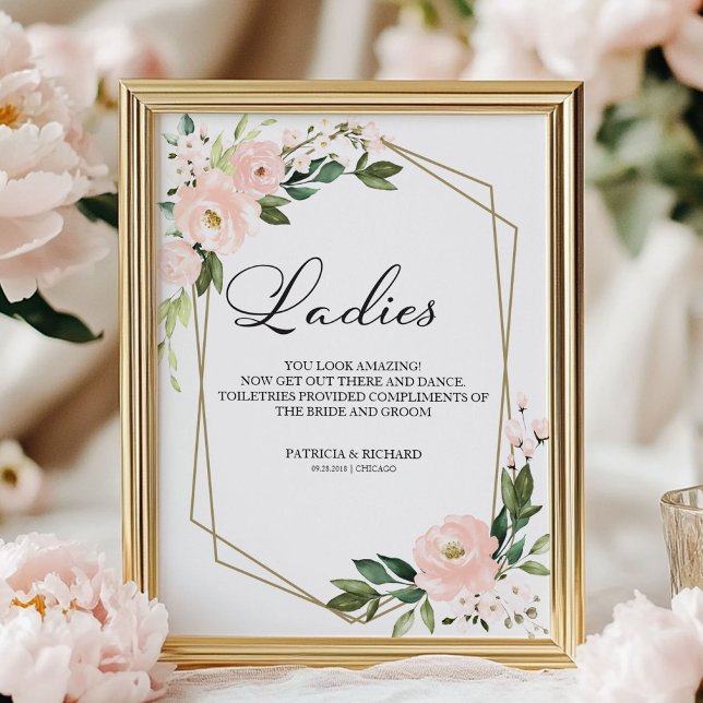 Bröllombadsrumsskylt Du ser fantastisk ut Poster (Skapare uppladdad)