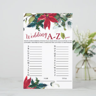 Bröllop A-Z-Möhippan Poinsettia Julspel