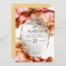 BRÖLLOP | Abstrakt Vattenfärg Hösten Färg 5