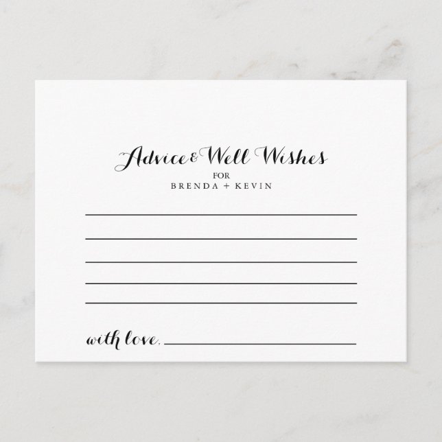 Bröllop Adapter Vykort (Framsida)