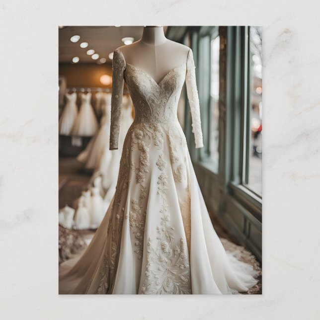 Bröllop-adress, vykort för postkorsning (Framsida)