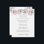 Bröllop Advice well Önskemål Rosa Peonies<br><div class="desc">Söt bröllop råd och önskemål pappra lakan för dina gäster som är dekorerade med underbar rosa Peony bouquets. Vilket underbart sätt att minnas din speciella dag.</div>