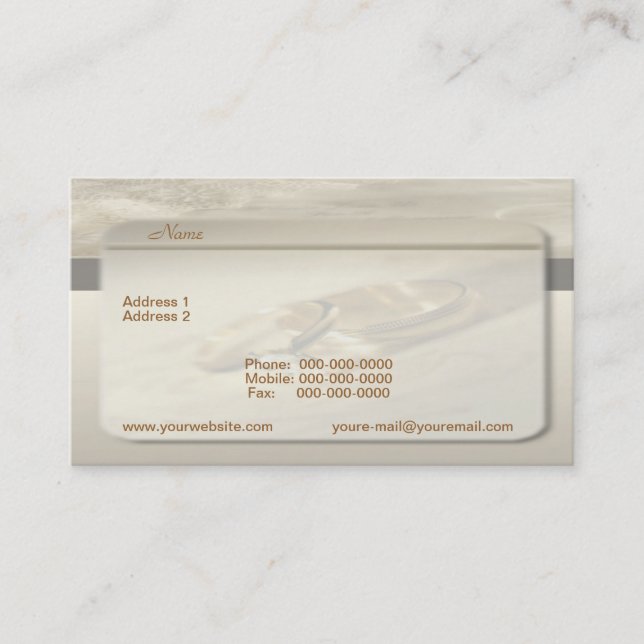 Bröllop Affärskort Visitkort (Framsida)