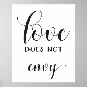 Bröllop Aisle Signs - 1 Corinthians 13 Poster