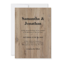 Bröllop Äkta Naturlig Trästruktur