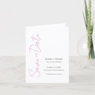 Bröllop Äktenskap Minimalistisk Kalligrafi Rosa Vi Meddelande