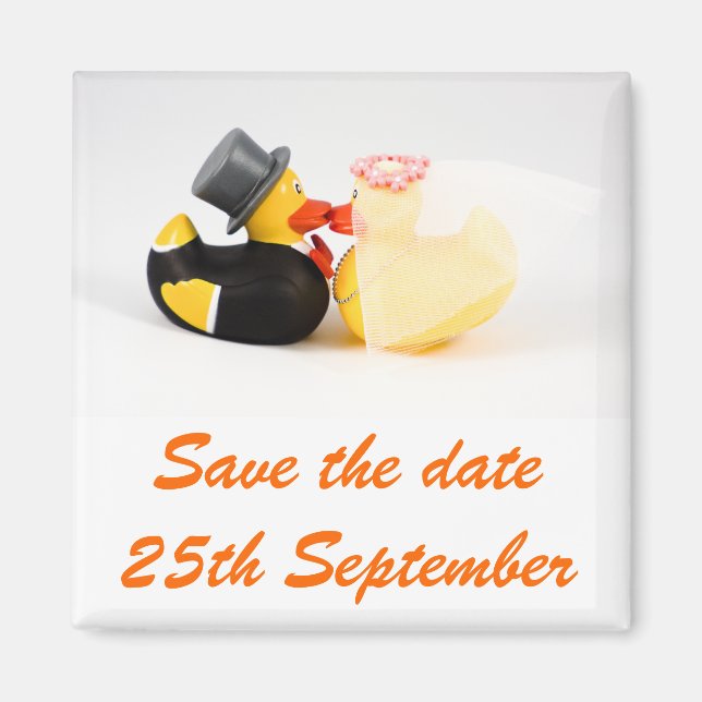 Bröllop ankor ... Magnet (Framsidan)