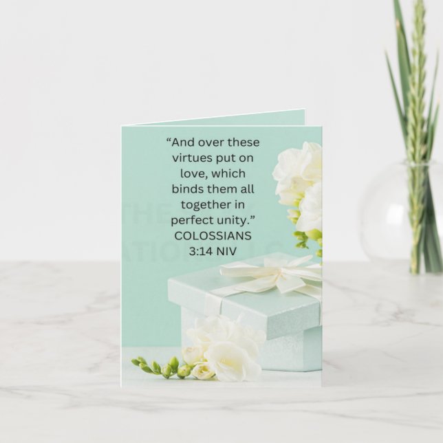 BRÖLLOP ANNIVERSARKORT 2 KORT (Framsida)