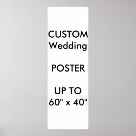 Bröllop Anpassningsbar 12 x 36 tum Poster MATTE Po