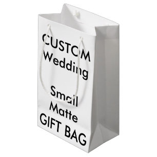 Bröllop Anpassningsbar Gift Bag MATTE SMALL 5 tum