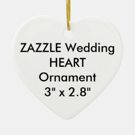 Bröllop Anpassningsbar HEART Hanging Ornament Deko