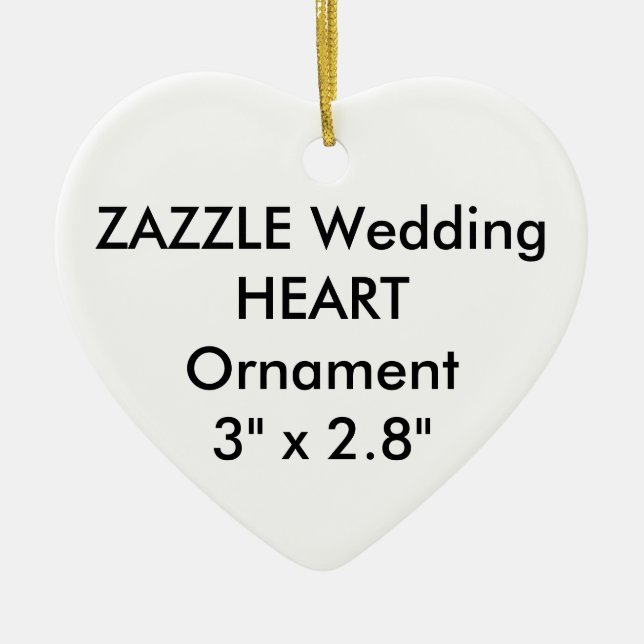 Bröllop Anpassningsbar HEART Hanging Ornament Deko (Framsidan)