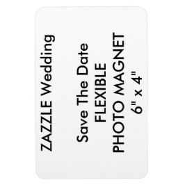 Bröllop Anpassningsbar Spara datumfotolymnet Magnet
