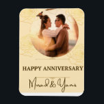 Bröllop-anpassningsbarnas personlig magnet<br><div class="desc">Bröllop-årsdagen av anpassningsbarnas personlig för bröllop-årsdagen för ett år av giftermål.</div>