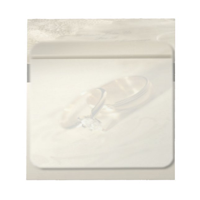 Bröllop Anteckningsblock (Framsida)