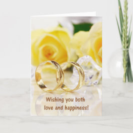 bröllop-anteckningskort för "Kärlek och lycka" Anteckningskort