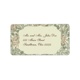 Bröllop Antique Adressetiketters Adressetikett