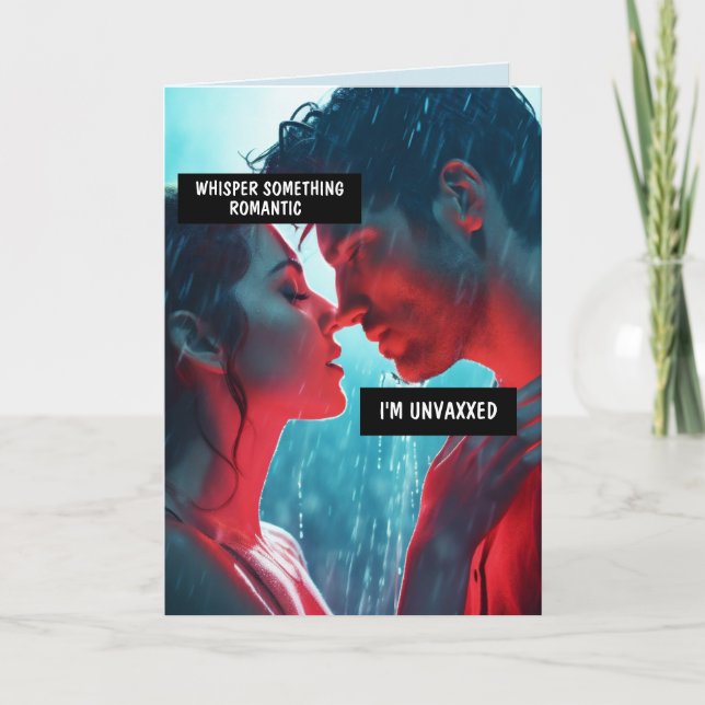 BRÖLLOP ANTIVAX PUREBLOOD FUNNY GREETING CARD KORT (Framsida)