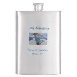 Bröllop-årsdag, lägg till bildtextpar för namn fickplunta