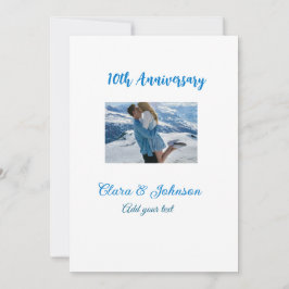 Bröllop-årsdag, lägg till bildtextpar för namn inbjudningar