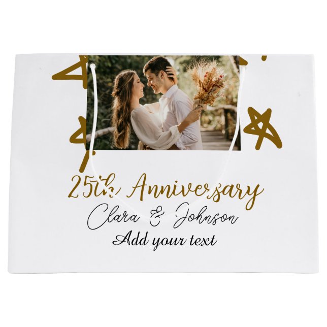 Bröllop-årsdag lägga till namn-årsbildsstjärnor fö (Framsidan)