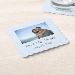 Bröllop/årsdagen av underläggen monogrammet underlägg papper