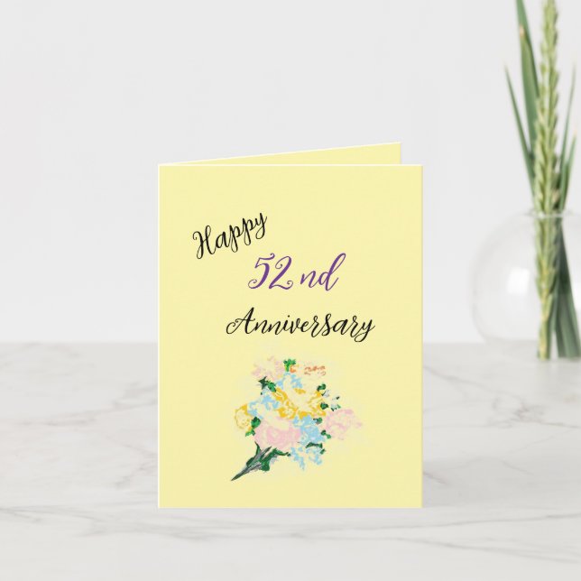 Bröllop-årsdagen: en Kärlek-historia Kort (Framsida)