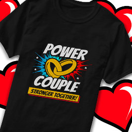 Bröllop-årsdagen för det gifta energisparet t shirt