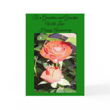 Bröllop-årsdagen för morföräldrar i ro Personlig