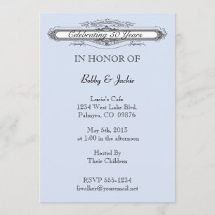 Bröllop-årsdagen Inbjudningar