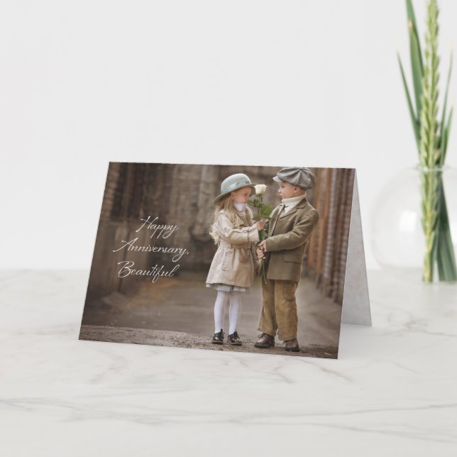 Bröllop-årsdagen Kort (Framsida)