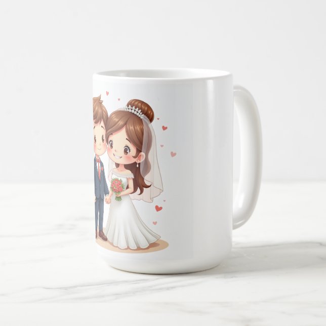 Bröllop-årsdagen Mugg (Framsida höger)