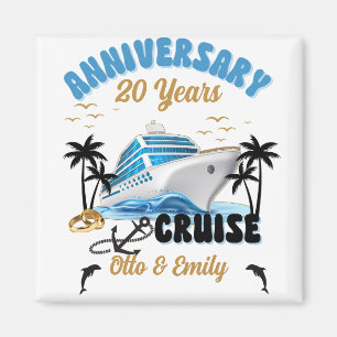 Bröllop-årsdagen par Cruise Magnet