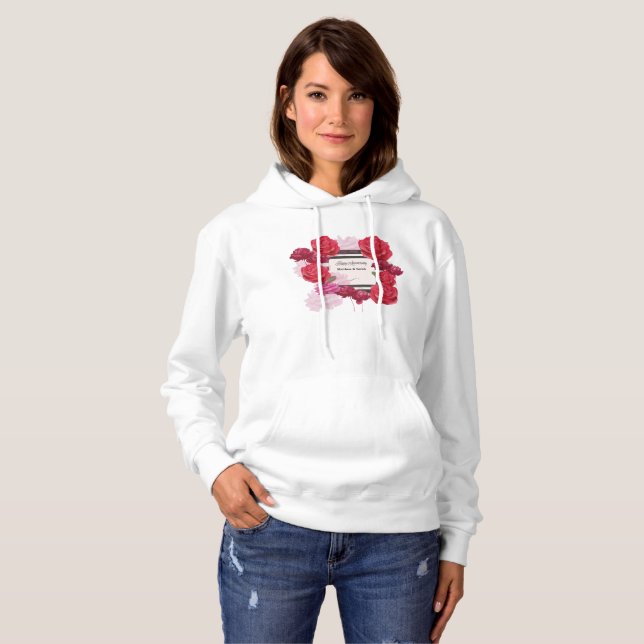 Bröllop-årsdagen Ro, Rand, anpassade namn T Shirt (Hel framsida)