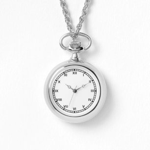 Bröllop-årsdagen Silver Necklace Jewelry Watche Armbandsur