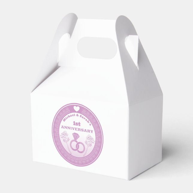 Bröllop-årsdagen Snöre: förändring Presentaskar (Framsidan Sidan)