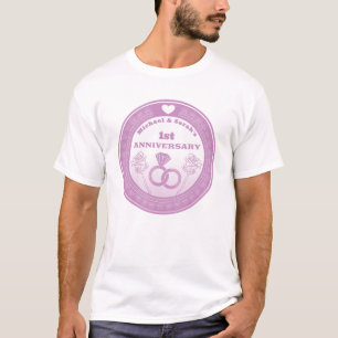 Bröllop-årsdagen Snöre: förändring T Shirt