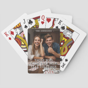 Bröllop-årsdagen Valentines day Romantiska Anpassn Casinokort