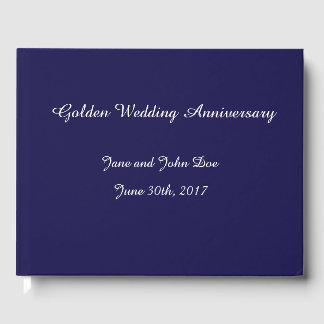 Bröllop-årsjubiléet Guest Bok