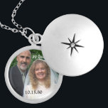 Bröllop-årsjubileum Foto Keepsaki Necklace Silverpläterat Halsband<br><div class="desc">Keepsaké Necklaces Välj antingen Silver Plattat eller Sterling silver</div>