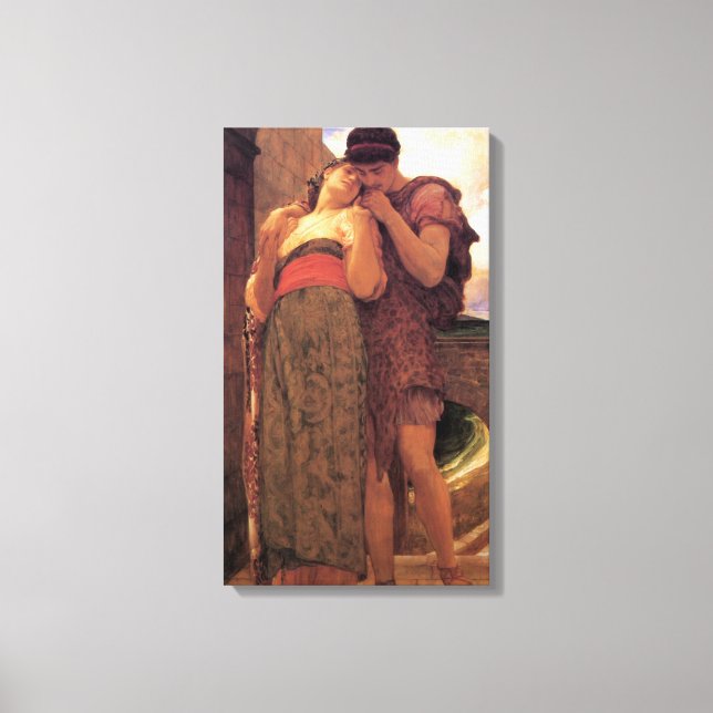 Bröllop (av Frederic Leighton) Canvastryck (Framsida)
