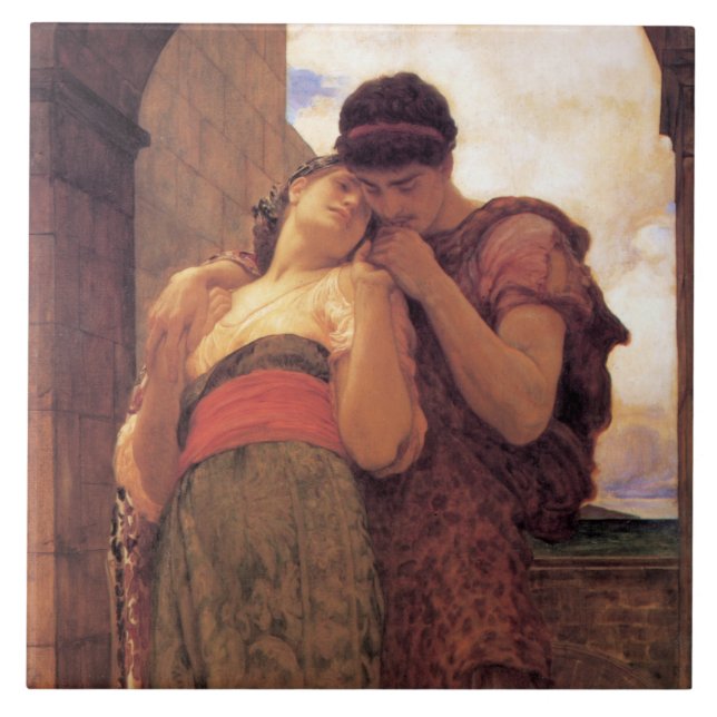 Bröllop (av Frederic Leighton) Kakelplatta (Framsidan)