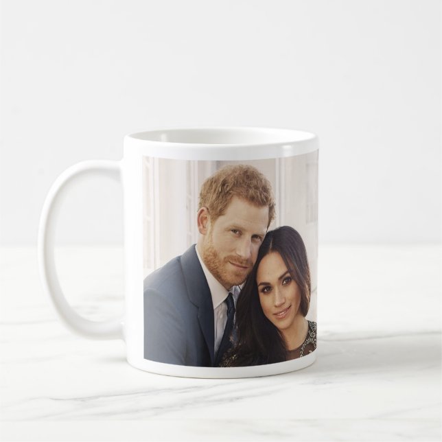 Bröllop av Prince Harry till Meghan Markle. Kaffemugg (Vänster)