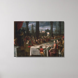 Bröllop banquet canvastryck
