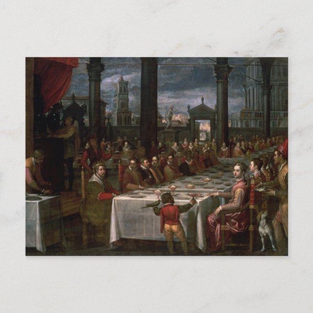 Bröllop banquet vykort (Framsida)