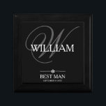 Bröllop Best Man ger ett eget namn Modern Cute Minnesask<br><div class="desc">Bröllop Best Man Gift med eget namn Modern Cute Keepie Gift Box. Klicka på Anpassa mallen om du vill anpassa den med ditt namn och datum snabbt och enkelt. Matchande bästa man Gift-artiklar i butik. Fraktaser över hela världen snabbt. Bröllop Best Man Gift med eget namn Modern Cute Keepie Gift...</div>