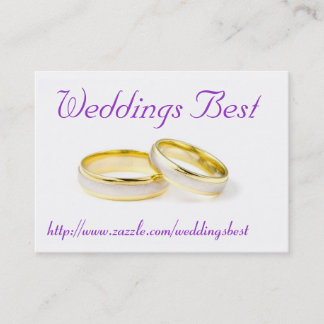 Bröllop Best Visitkort