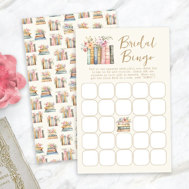 Bröllop Bingo Spel (Bridal Bingo Game
)